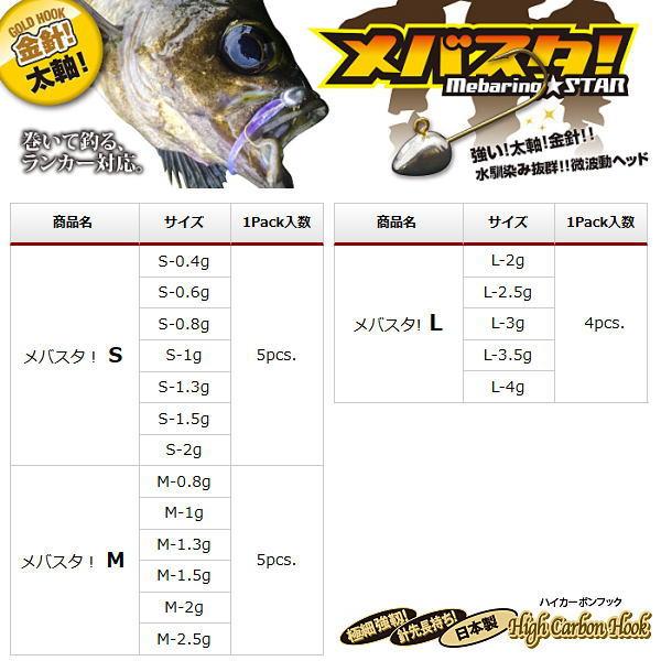 TICT（ティクト） [1] メバスタ！ S-1.5g (N7) : かめや釣具 - 通販 
