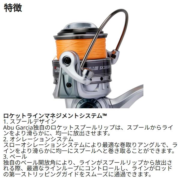 Abu Garcia（アブガルシア） [90] 24 カーディナルIII SX1000S-PE0.8号