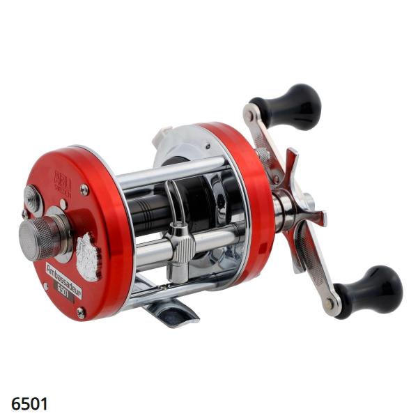 アブガルシア　アンバサダー6501CBファクトリーチューン（左巻） Abu Garcia（アブガルシア） [90] 25 Ambassadeur Factory Tuned Red