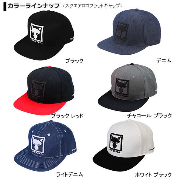 ジャッカル 90 スクエアロゴフラットキャップ フリー ブラック かめや釣具ヤフー店 通販 Yahoo ショッピング