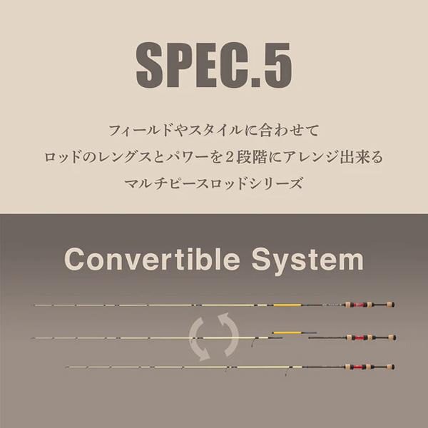 RGM [90] ルースターギアマーケット SPEC.5 58-62S ブラウン スピニングモデル｜kameya-lure｜05