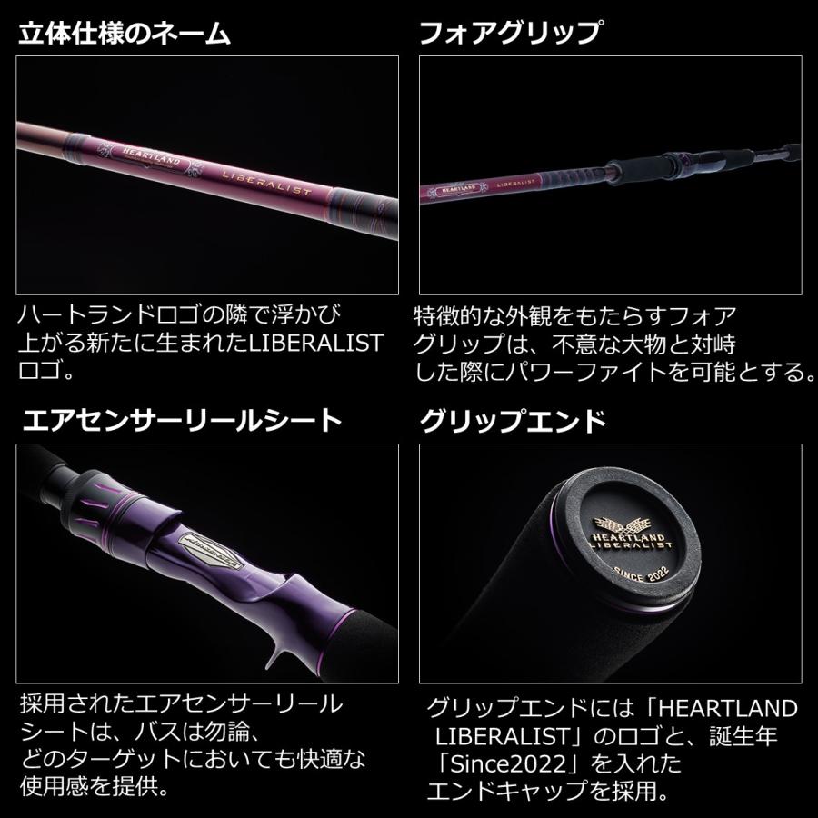 DAIWA（釣り） ダイワ [90] 23 ハートランド リベラリスト 763M+