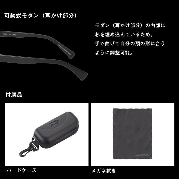 ダイワ [90] 24 タレックス 偏光サングラス TLX024 トゥルービュー/シルバーブルーミラー (G2)｜kameya-lure｜06