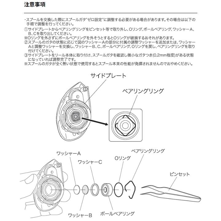 SLP WORKS SLPワークス [90] 25 SV BOOST Φ32・22.5 スプール G1 16lb