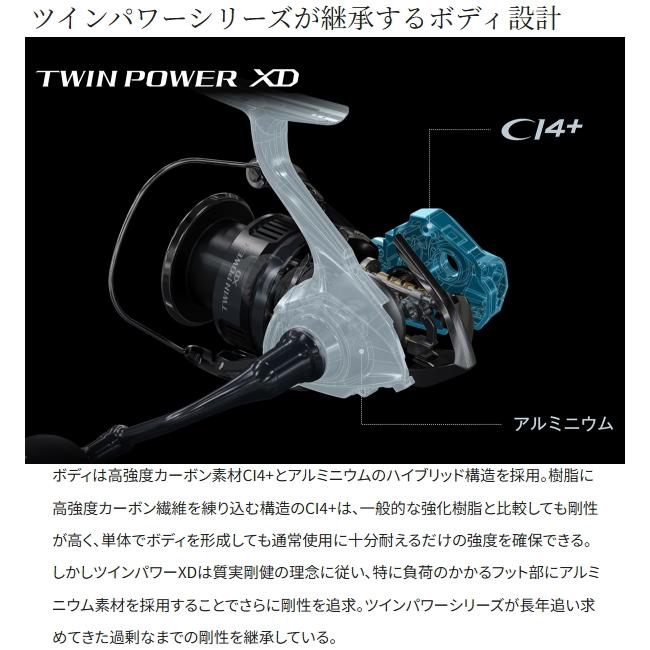 シマノ（SHIMANO） [90] 25 ツインパワー XD C3000XG (G1) : かめや