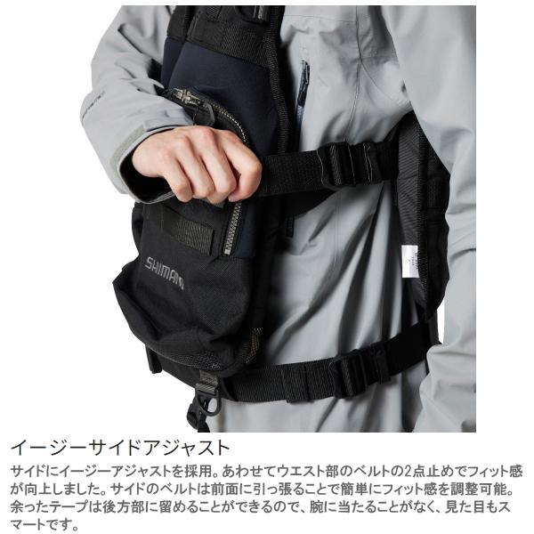シマノ ロックショアタフベストVF-229X 新品未使用品 シマノ（SHIMANO） [90] 24 ロックショアタフベスト VF-229X ブラック