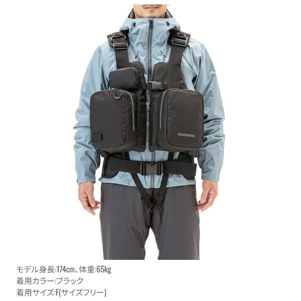 シマノ サーフベスト VF-025U フリーサイズ ネイビー [90