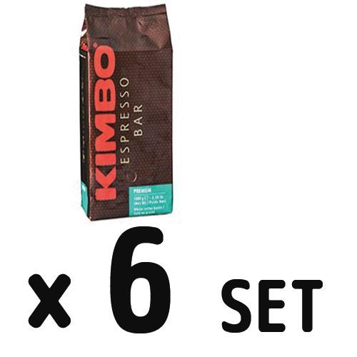 キンボ エスプレッソ豆 トップフレーバー １ｋｇ ×6袋set KIMBO コーヒー豆（豆挽き済）