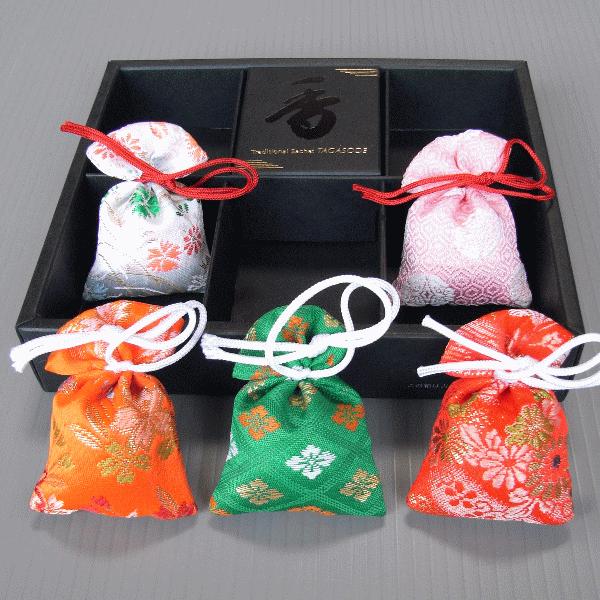 匂い袋 におい袋 香り袋 サシェ ポプリ 5個セット お香 香水 アロマ 和風｜kameya