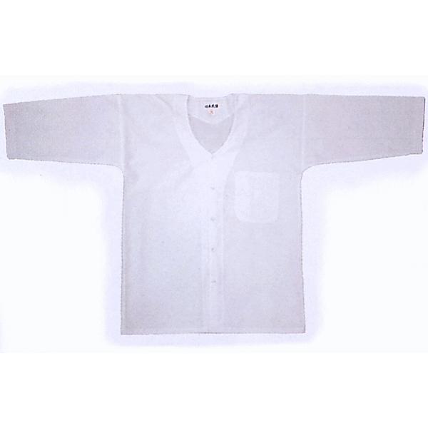 ダボシャツ 祭り メンズ レディース 鯉口シャツ 白 さらし 踊り 祭り用品 ns637