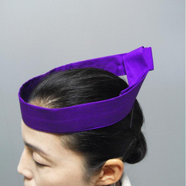 鉢巻 祭り はちまき 祭鉢巻 太鼓 よさこい 踊り 祭り用品 カラー くわがた鉢巻 紫 : カメヤダイレクト - 通販 - Yahoo!ショッピング