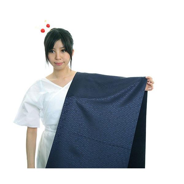 色無地 着物 反物 キング幅 紗綾型 踊り 舞台 日本製 綸子 洗える着物