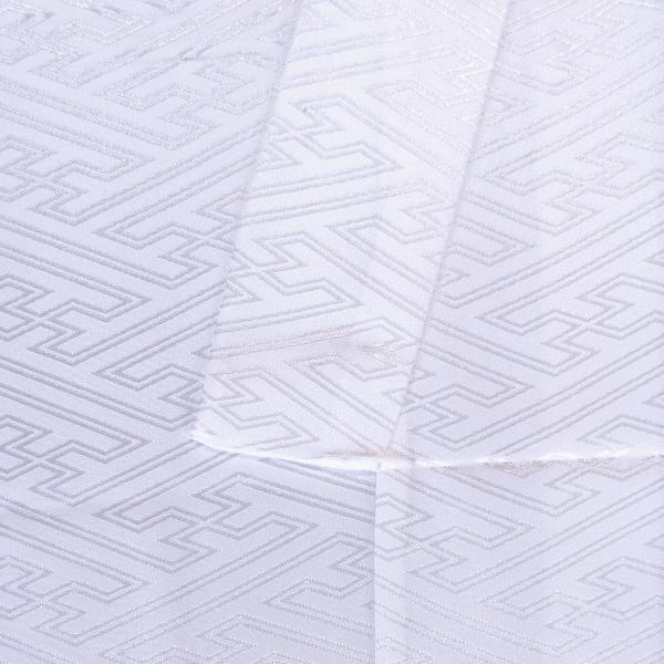 白無地 着物 男物 メンズ 単衣 綸子 紗綾型 成人式 結婚式 踊り 男の着物 洗える着物 npd-5619_3
