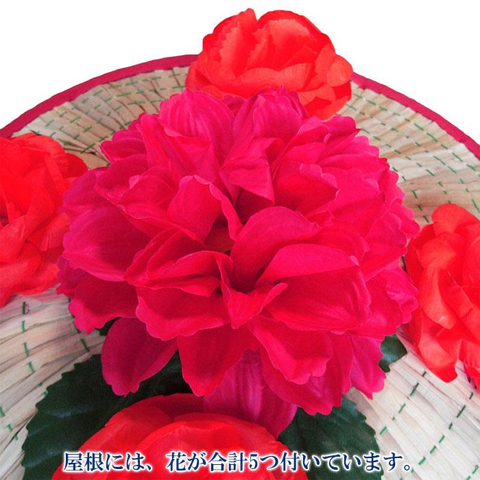 花笠 子供用 祭り 子供花笠 山形 花笠まつり 花笠おどり 女踊り 花笠