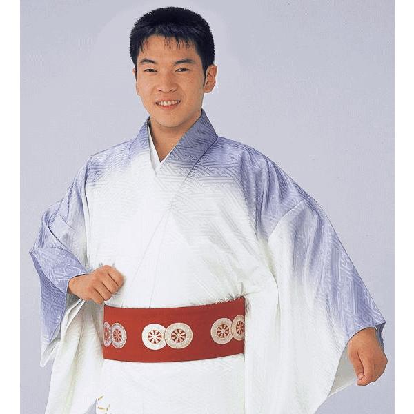 訪問着 着物 反物 女性 キング幅 白地 箔紙 舞踊衣裳 洗える着物 kz