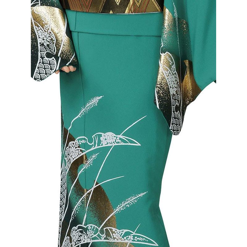 【新品】着物反物　付け下げ　ライトグリーン 317-3.jpg