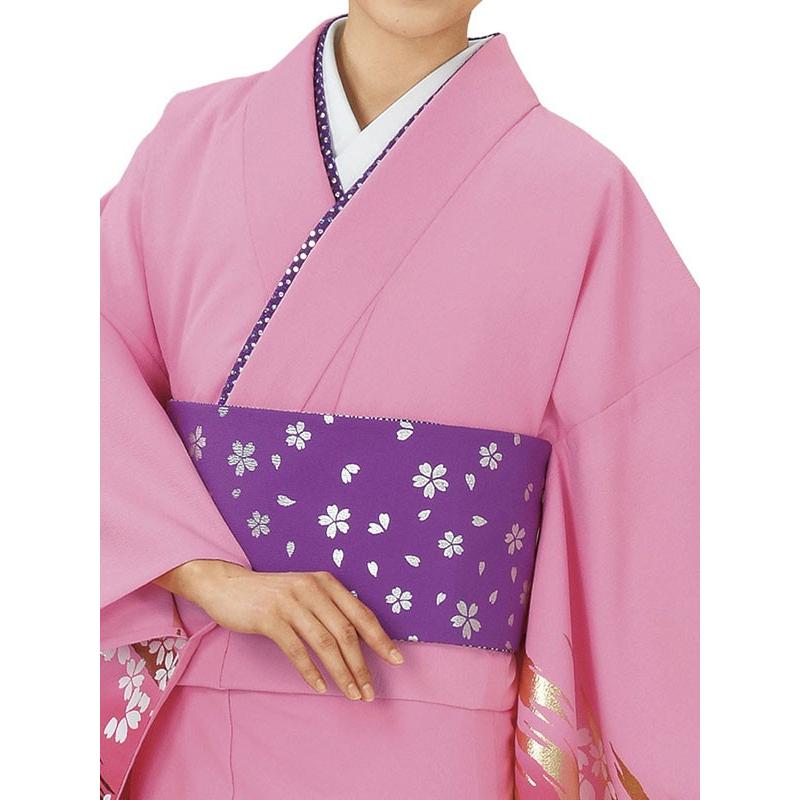 訪問着 着物 反物 女性 男性 踊り 絵羽 ピンク 桜 霞 洗える着物