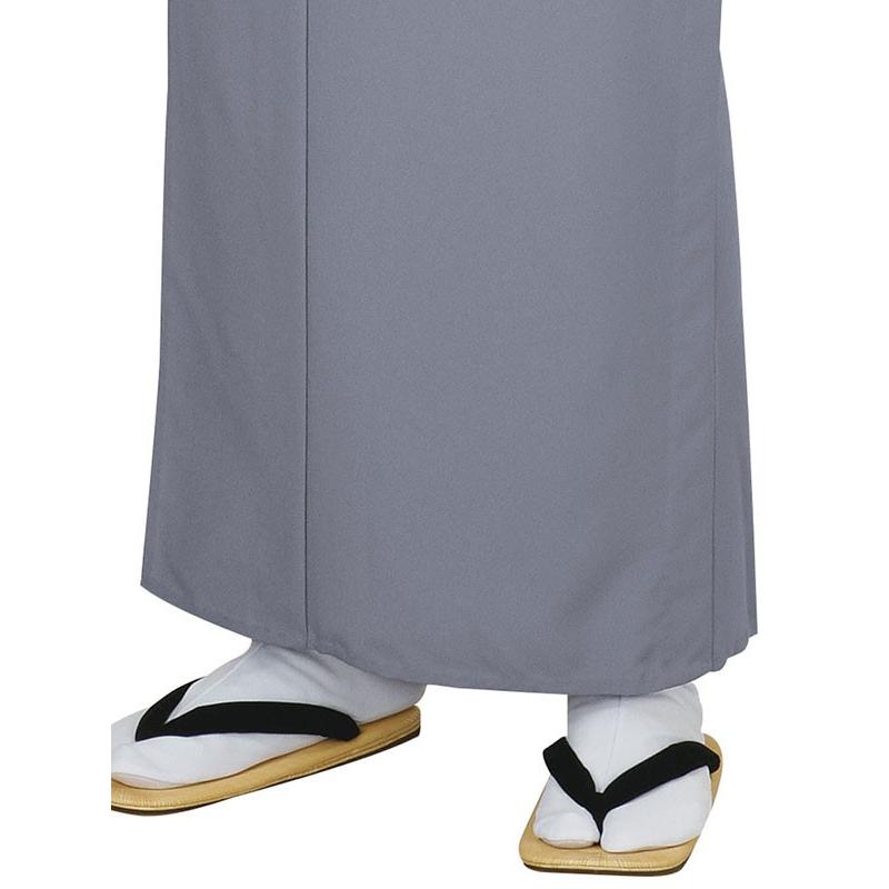 色無地 着物 男物 メンズ 単衣 ちりめん 結婚式 成人式 グレー 洗える