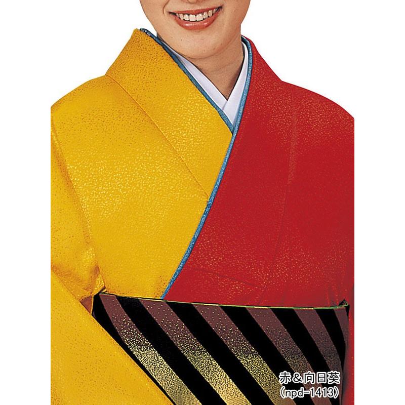 色無地 着物 着尺 片身替わり 綸光 踊り 舞台 日本製 色無地半反×2