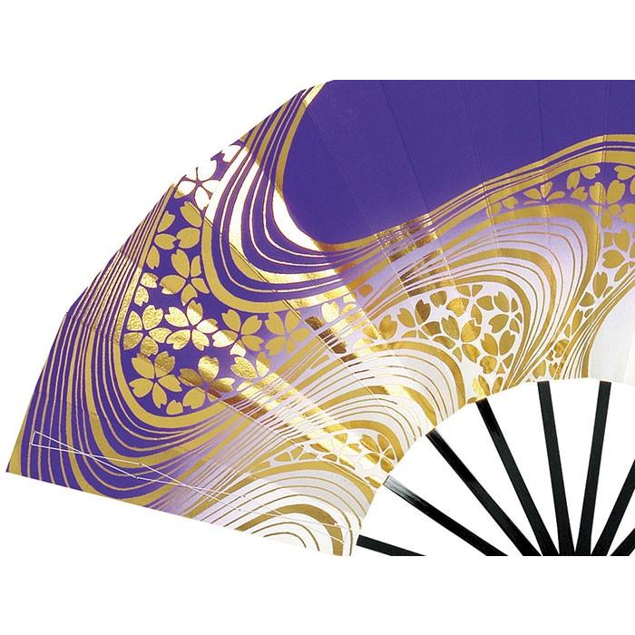 舞扇子 舞踊 扇子 化粧箱入り 舞扇 踊り 祭り 日本舞踊 日舞 黒骨 紫