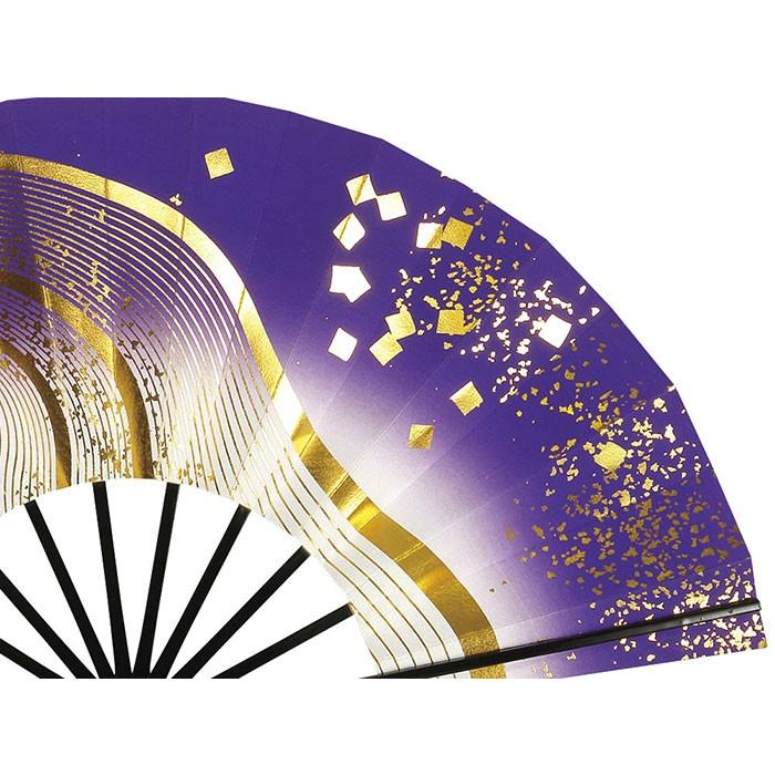 舞扇子 舞踊 扇子 化粧箱入り 舞扇 踊り 祭り 日本舞踊 日舞 黒骨 紫