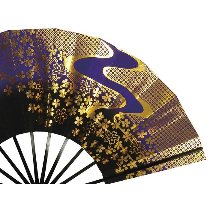 舞扇子 舞踊 扇子 化粧箱入り 舞扇 踊り 祭り 日本舞踊 日舞 黒骨 紺青