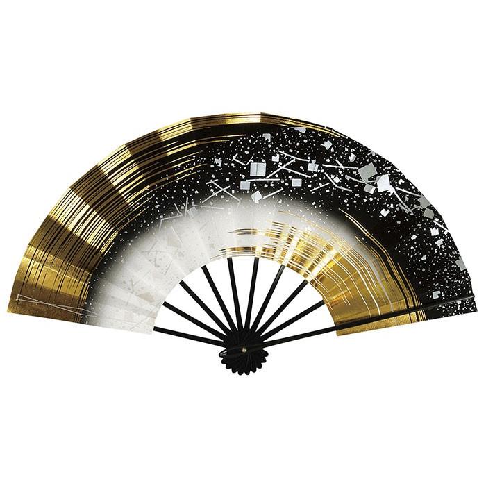 舞扇子 舞踊 扇子 舞扇 踊り 祭り 日本舞踊 日舞 黒 ぼかし 紙吹雪 箱付