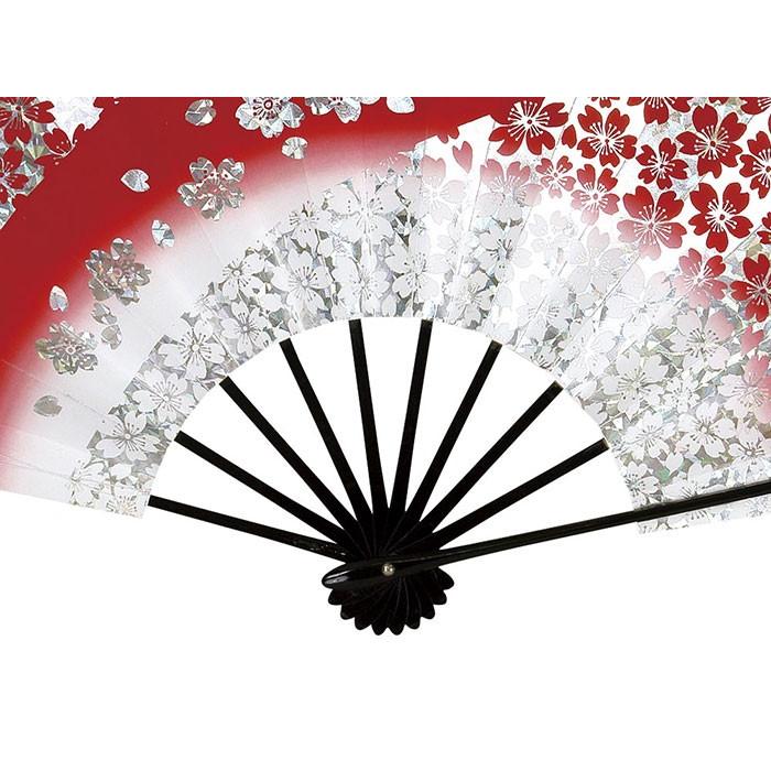 舞扇子 舞踊 扇子 化粧箱入り 舞扇 踊り 祭り 日本舞踊 日舞 黒骨 赤