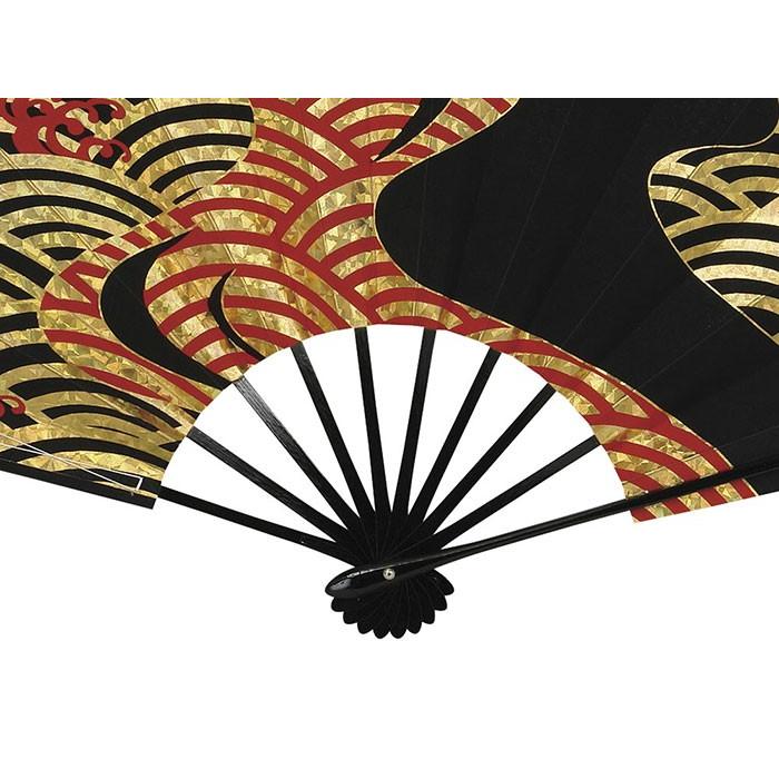 舞扇子 舞踊 扇子 化粧箱入り 舞扇 踊り 祭り 日本舞踊 日舞 黒骨 金