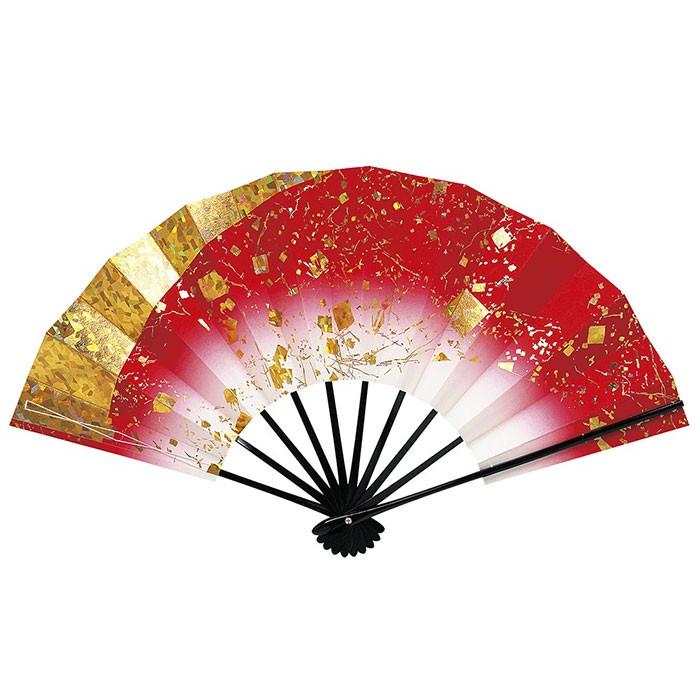 舞扇子 舞踊 扇子 化粧箱入り 舞扇 踊り 祭り 日本舞踊 日舞 黒骨 赤