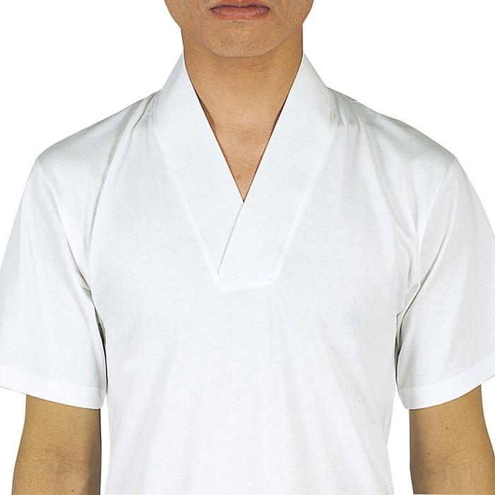 半襦袢 肌襦袢 Tシャツ 木綿 神職 神官 僧侶 神主 宮司 Tシャツ半襦袢