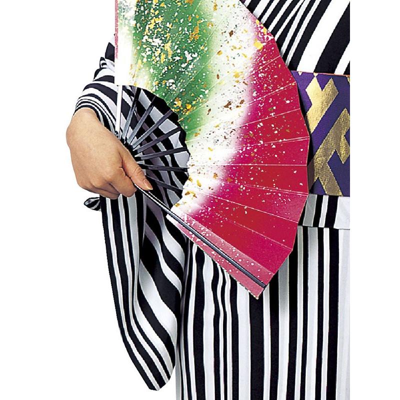 小紋 着物 反物 レディース ちりめん 踊り 舞台 レトロ 洗える着物 白