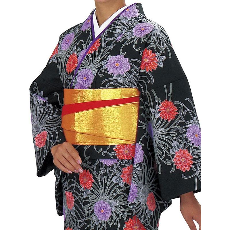 小紋 着物 反物 レディース 手染め 踊り 舞台 大正ロマン 洗える着物 