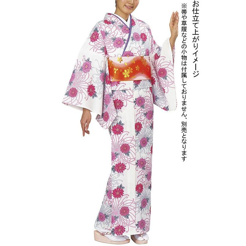 小紋 着物 反物 レディース 手染め 踊り 舞台 大正ロマン 洗える着物