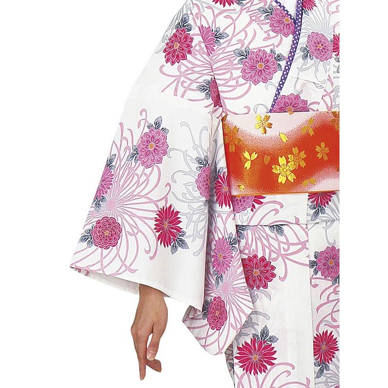 小紋 着物 反物 レディース 手染め 踊り 舞台 大正ロマン 洗える着物