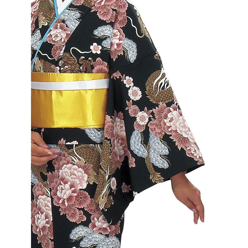 小紋 着物 反物 レディース 手染め 踊り 舞台 大正ロマン 洗える着物
