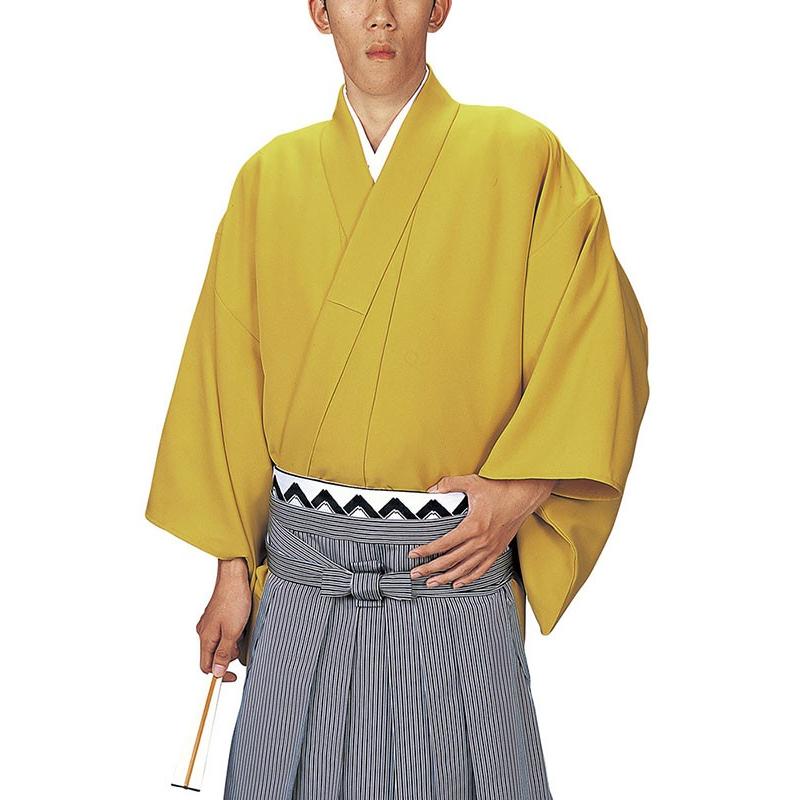 半着付≪黒 一越無地 伊達衿付き≫3L寸 袴下 袴下着物 舞台衣装