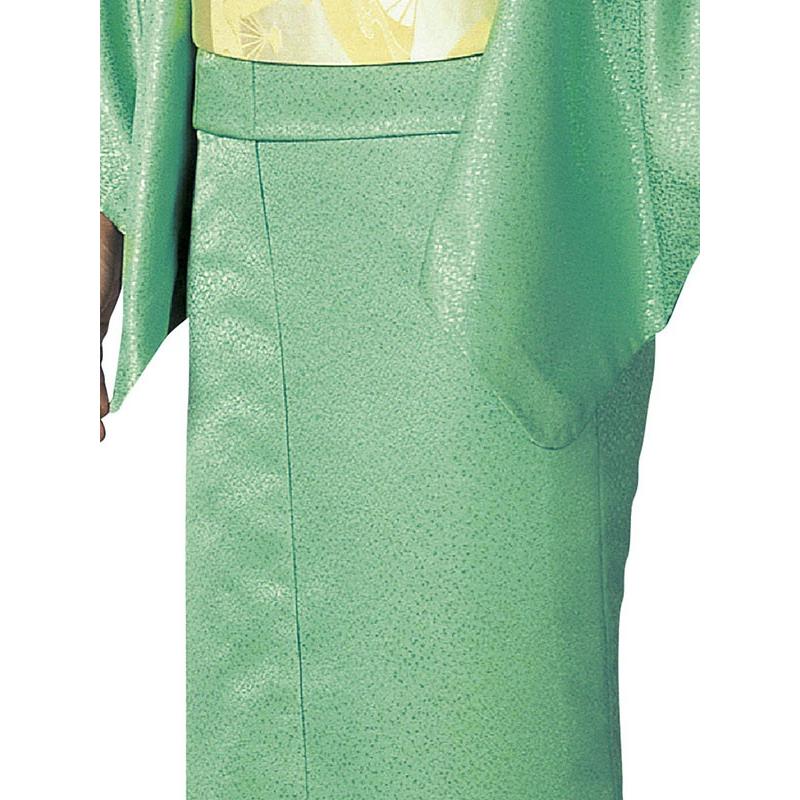 色無地 着物 反物 綸子 吹雪 踊り 舞台 パーティー 日本製 色無地着尺