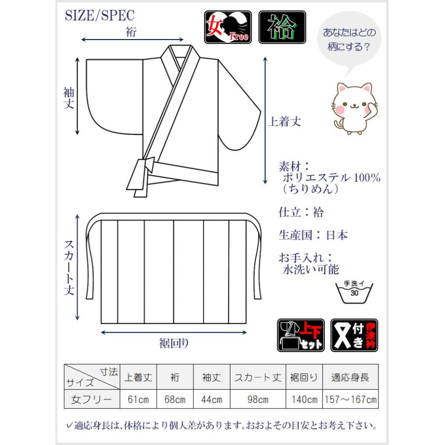 二部式着物（袷・小紋） 伊達衿付 洗える セパレート着物 2部式着物