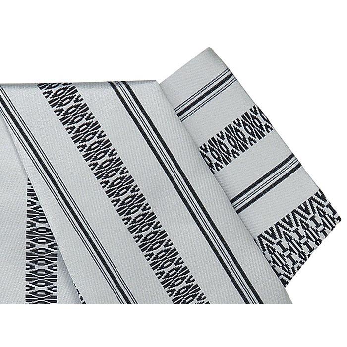 後見帯（納期約14日） 作り帯 後見結び帯 踊り 帯 着物 白 黒