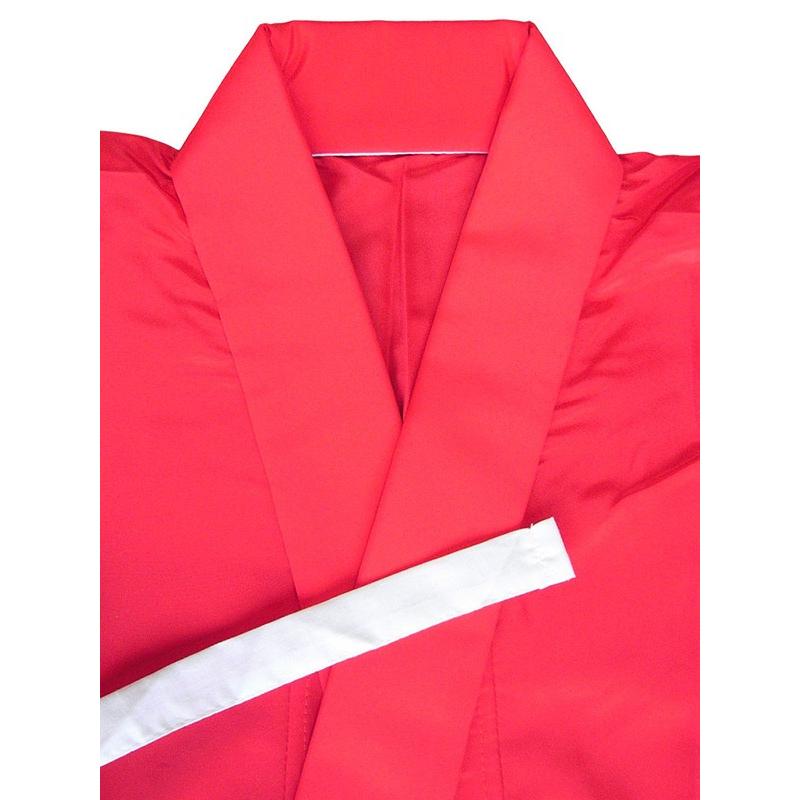 二部式襦袢 半襦袢 東スカート レディース 洗える二部式長襦袢 赤 M L