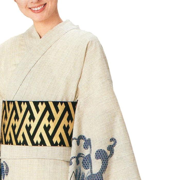 浴衣 ゆかた 反物 レディース メンズ 盆踊り 祭り ユカタ 踊り 絵羽浴衣 綿紬 生成り 鶴 波 花