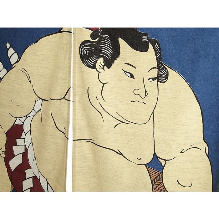 のれん 暖簾 おしゃれ 和風 ロング 浮世絵のれん 85×140cm 横綱