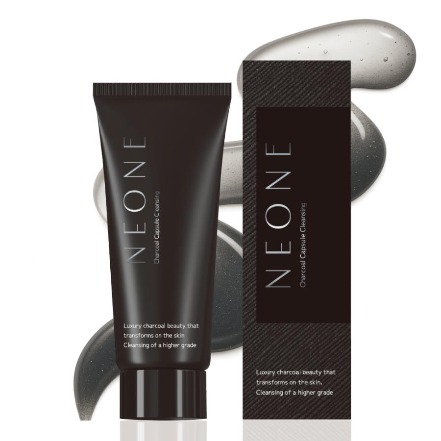 NEO クレンジング洗顔　化粧水　2点セット 亀山堂 NEONE ネオネ クレンジング チャコール ジェル 100g 毛穴 炭
