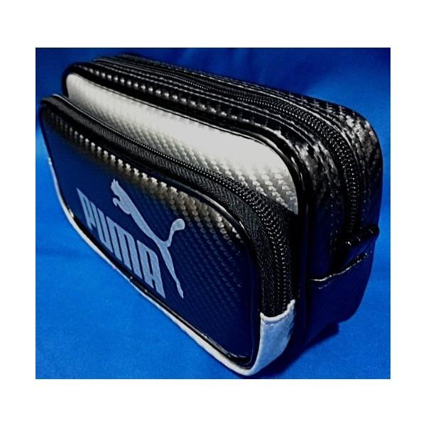 クツワ（KUTSUWA） プーマ「PUMA」カラーカーボンWペンケース