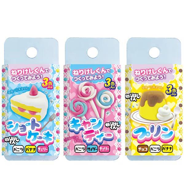 ねりけしくんであそぼう（おかし）ねりけしねんど（ショートケーキ