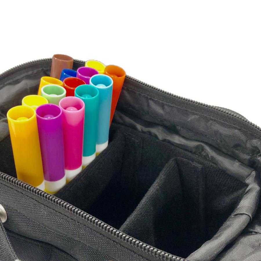 Delde デルデ 立てて使える大容量ポーチ ペンケース ブングポーチ 文具ポーチ ブラック S 04item009 紙 文具 ひかりyahoo 店 通販 Yahoo ショッピング