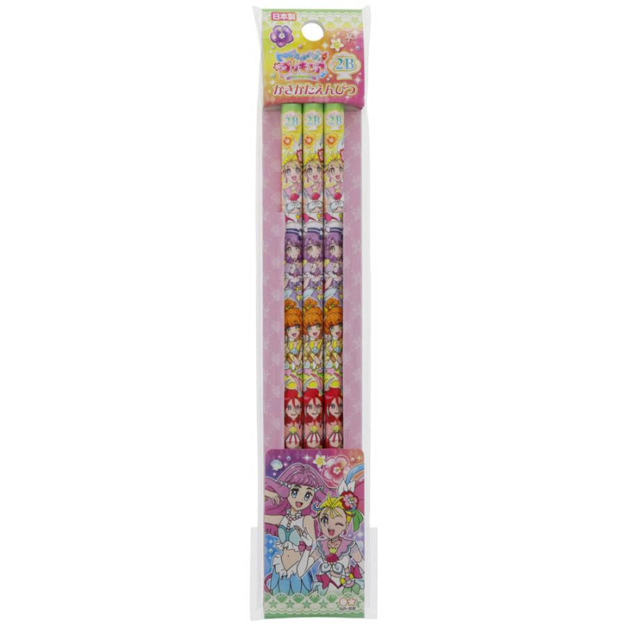 トロピカル ジュプリキュアかきかたえんぴつ２ｂ３本組 書き方鉛筆 a item037 紙 文具 ひかりyahoo 店 通販 Yahoo ショッピング