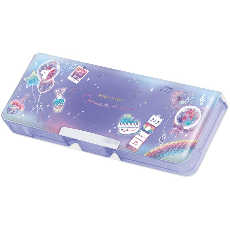 CRUX（クラックス） GOOD DAY MUSIC筆入れ/片開き2段ペンケース