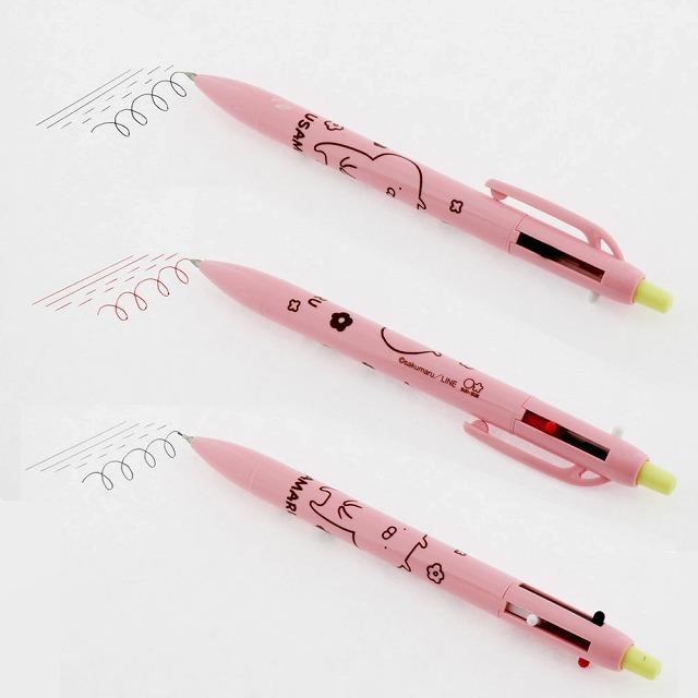 サンスター文具 うさまるシャープ＆2ボールペン（シャープペンシル＋2